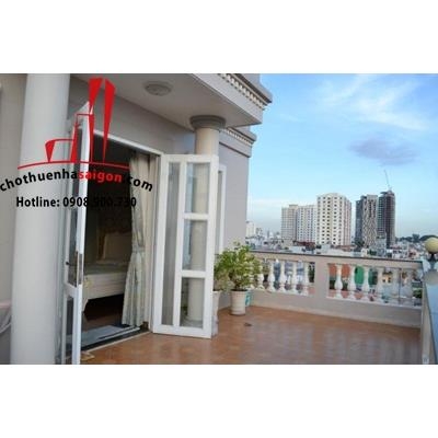 Cho thuê căn Penthouse 300m2 tuyệt đẹp, quận Bình Thạnh, đường trần quốc toản giá cho thuê:55tr/tháng