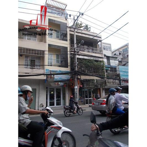 cho thuê nhà nguyên căn mặt tiền đường võ thị sáu quận 3, giá cho thuê:2000$/tháng
