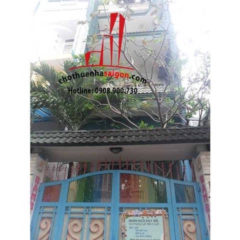 cho thuê nhà nguyên căn quận 3, đường nguyễn văn mai, giá 30tr