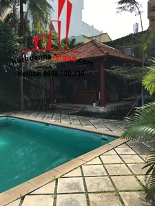 cần cho thuê villa khu combound có 4 căn đường nguyễn văn hưởng quận 2, giá cho thuê:2700$/tháng