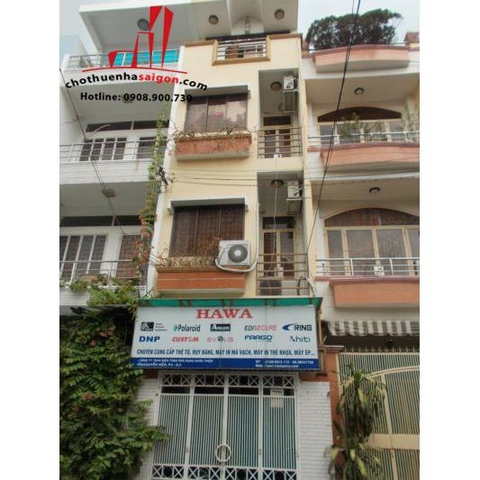 cho thuê nhà nguyên căn mặt tiền đường nguyễn hiền, quận 3, giá 18tr