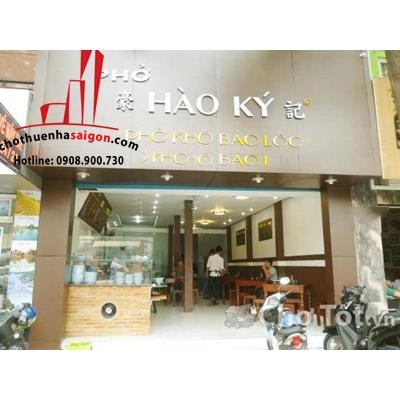 cho thuê nhà quận 1, nhà mặt tiền đường nguyễn cư trinh giá cho thuê 45tr/tháng