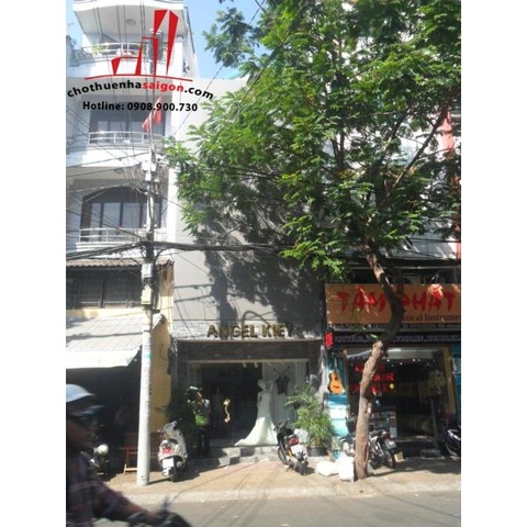 cho thuê nhà nguyên căn mặt tiền đường nguyễn thiện thuật, quận 3, giá 1500$/tháng