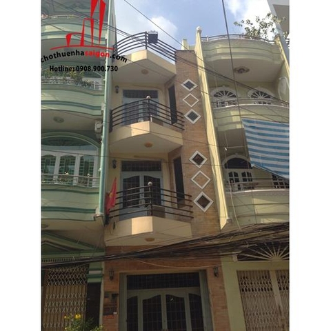 Cho thuê nhà quận Bình Thạnh, hẻm xe tải đường Nguyễn Hữu Cảnh, giá cho thuê:16tr/tháng