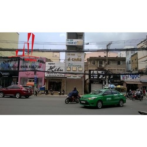 cần cho thuê nhà nguyên căn mặt tiền đường hai bà trưng quận 1, giá cho thuê:4000$/tháng