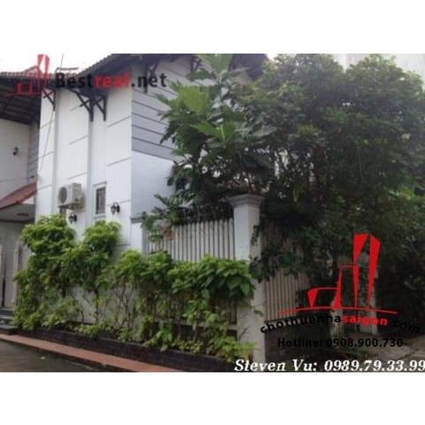 cho thuê biệt thự quận 2, khu đường trần não giá 1300$