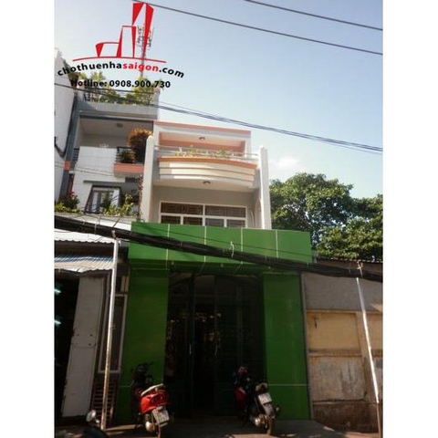 Cho thuê nhà nguyên căn mặt tiền đường Nguyễn Thượng Hiền, P.6, Q.Bình Thạnh, TPHCM.