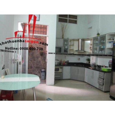 cho thuê nhà quận bình thạnh, đường ung văn khiêm giá 1200$