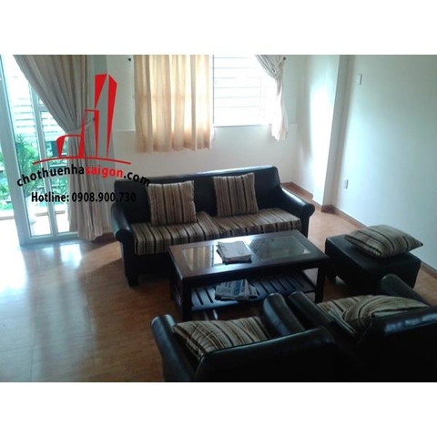 Cho thuê nhà Quận Bình Thạnh,hẻm xe hơi đường D1. Giá : 15 triệu/tháng.