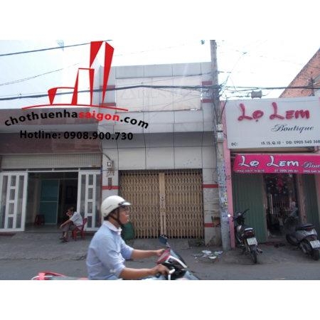 cho thuê nhà quận 10, mặt tiền đường bắc hải giá 30tr/tháng