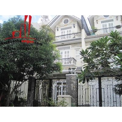 cần cho thuê biệt thự khu combound fidico đường nguyễn văn hưởng quận 2, giá cho thuê:1600$/tháng