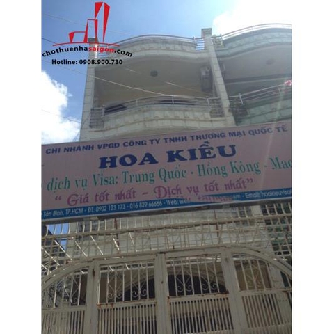 cho thuê nhà quận tân bình , nhà mặt tiền đường trà khúc giá cho thuê:thương lượng