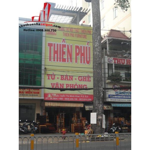 cần cho thuê nhà nguyên căn mặt tiền đường nguyễn thị minh khai,quận 3
