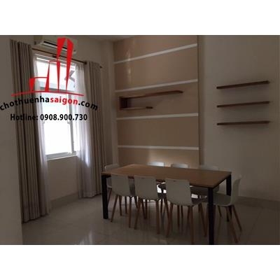 Cho thuê nhà biệt thự thiết kế đẹp khu biệt thự Nam Phú, KDC Nam Long,Quận 7