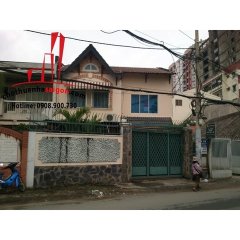 cho thuê nhà quận bình thạnh,mặt tiền đường ung văn khiêm giá 1200$
