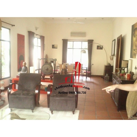 cho thuê biệt thự khu combound thảo điền quận 2, biệt thự sân vườn, hồ bơi, gía 2500$