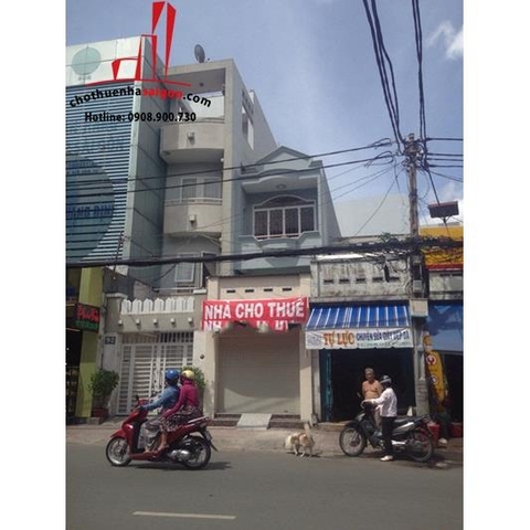 cho thuê nhà nguyên căn mặt tiền đường lê quang định, quận bình thạnh, giá cho thuê:25tr/tháng