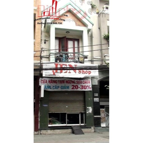 cho thuê nhà nguyên căn mặt tiền đường trần quang khải quận 1, giá cho thuê:53tr/tháng