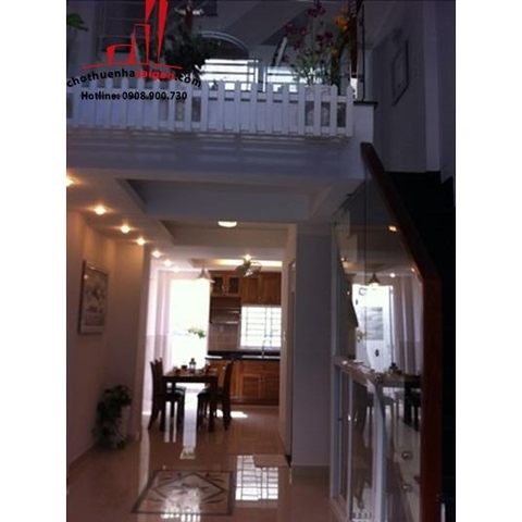 cho thuê nhà nguyên căn hẽm đường nơ trang long quận bình thạnh, gía cho thuê:25tr/tháng