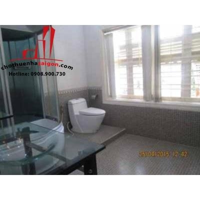 cho thuê nhà quận 3, nhà hẽm đường pastuer giá cho thuê:2500$/tháng