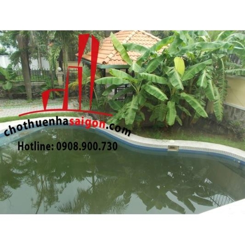 Cho thuê Villa Quận 2, khu compound Thảo Điền, giá 3500$