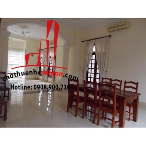 Cho thuê Villa Quận 2, khu compound Thảo Điền, giá 3500$