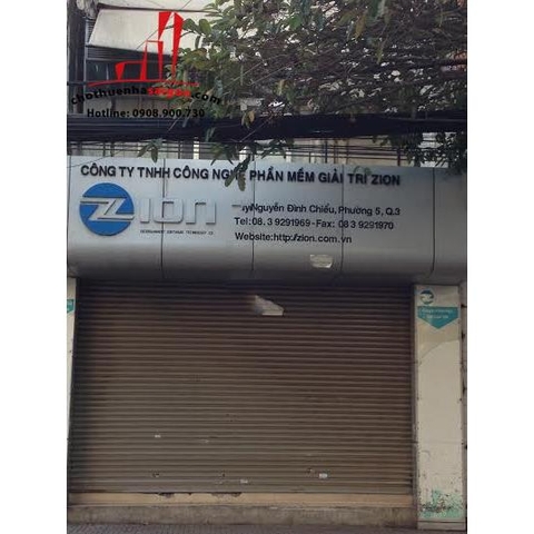 cho thuê nhà  nguyên căn mặt tiền đường nguyễn đình chiểu quận 3, giá cho thuê:4000$/tháng