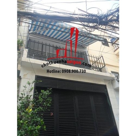cho thuê nhà nguyên căn quận 3, đường bàn cờ, giá 18tr.