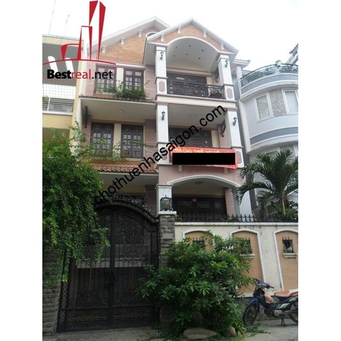 Cho thuê Villa Quận Phú Nhuận, mặt tiền đường Hoa Đào khu nội bộ Phan Xích Long. Giá : 2.000 usd/tháng