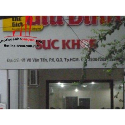 cho thuê nhà nguyên căn mặt tiền đường võ văn tần, quận 3, gía 3500$/tháng