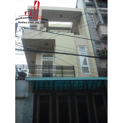 cho thuê nhà nguyên căn hẽm đường nguyễn hữu cảnh,quận bình thạnh