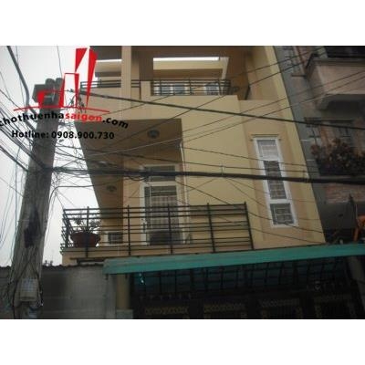 cho thuê nhà nguyên căn hẽm đường nguyễn hữu cảnh,quận bình thạnh