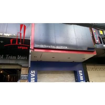 cho thuê nhà nguyên căn mặt tiền đường trần quang khải quận 1, giá cho thuê:4000$/tháng