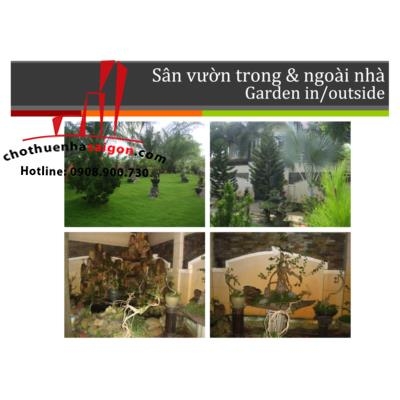 cho thuê biệt villa quận bình thạnh, villa khu thiên hà bình quới giá cho thuê: thương lượng