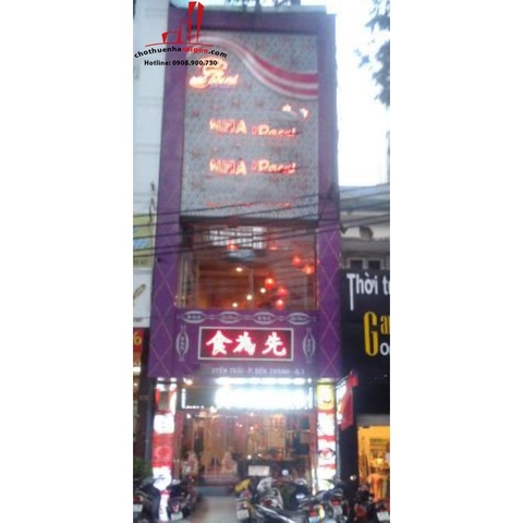 cho thuê nhà mặt tiền đường nguyễn trãi, phường bến thành, quận 1, giá cho thuê:65tr/tháng