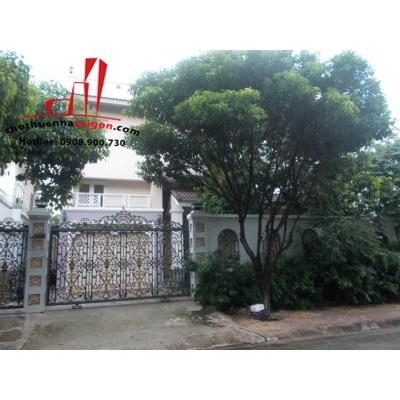 cho thuê biệt thự khu combound fidico, đường nguyễn văn hưởng, quận 2, giá cho thuê:3000$/tháng