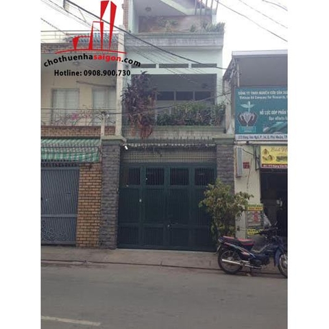 Cho thuê nhà mặt tiền đường Đặng Văn Ngữ, Quận Phú Nhuận. 23tr/th