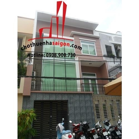 cho thuê nhà nguyên căn quận 3, đường lý chính thắng, giá 2200$.