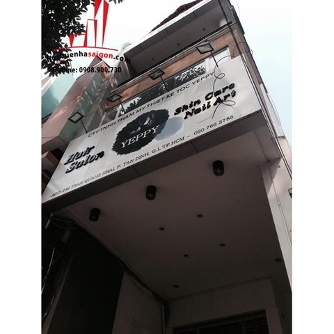 cho thuê nhà nguyên căn mặt tiền đường trần quang khải quận 1, giá cho thuê:50tr/tháng