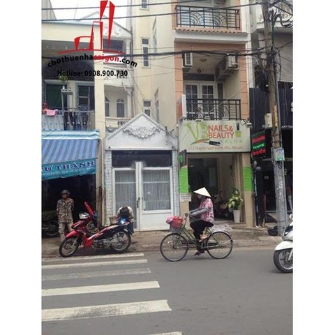 cần cho thuê nhà nguyên căn mặt tiền đường phan đình phùng quận phú nhuận, giá cho thuê:35tr/tháng