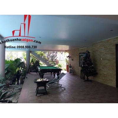 Villa cao cấp cho thuê hoặc bán đường nguyễn văn hưởng, quận 2, giao nhà ngay, có hồ bơi, sảnh bida
