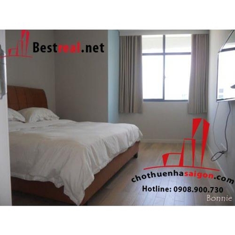 Cho thuê căn hộ city garden lầu 6 dt 70m, giá 1000$