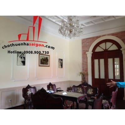 cho thuê biệt thự quận 3, đường ngô thời nhiệm giá 7000$/tháng