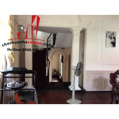 cho thuê biệt thự quận 3, đường ngô thời nhiệm giá 7000$/tháng