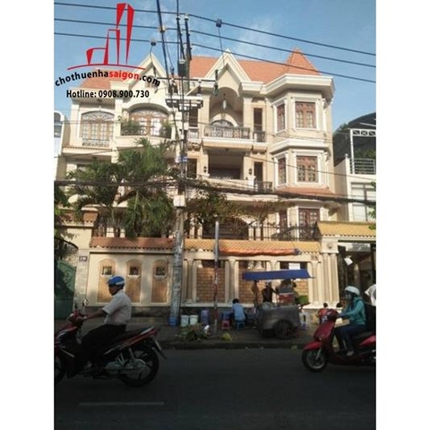 cho thuê biêt thự mặt tiền đường phổ quang quận tân bình, giá cho thuê:4000$/tháng