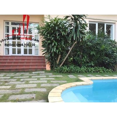 cần cho thuê biệt thự khu comboud phú nhuận, đường nguyễn văn hưởngthảo điền, quận 2