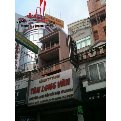 cần cho thuê nhà nguyên căn mặt tiền đường cách mạng tháng 8, quận 3