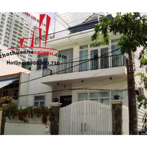 cho thuê villa quận 2, đường nguyễn văn hưởng, khu biệt thự bờ sông giá 2500$