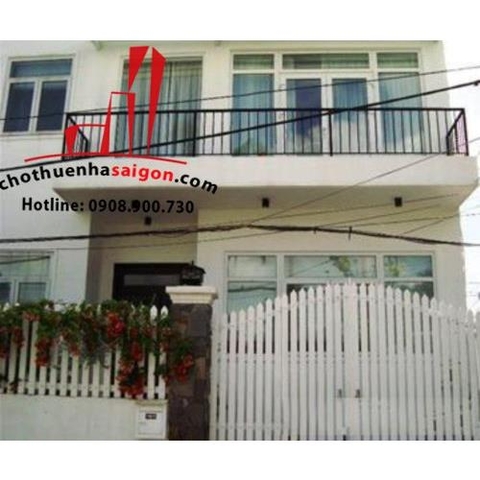 cho thuê villa quận 2, đường nguyễn văn hưởng, khu biệt thự bờ sông giá 2500$
