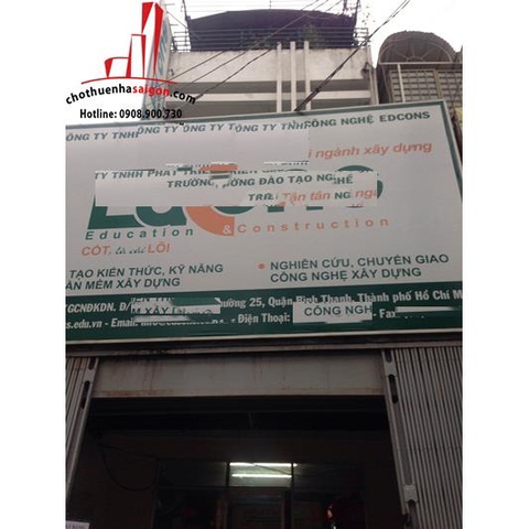 cho thuê nhà nguyên căn mặt tiền đường d1, quận bình thạnh, giá cho thuê:30tr/tháng